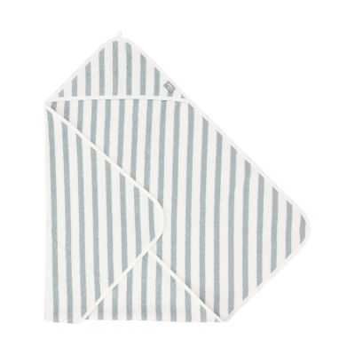 Jollein Badcape - 75 x 75 cm - Stripe Terry Sea Green GOTS
