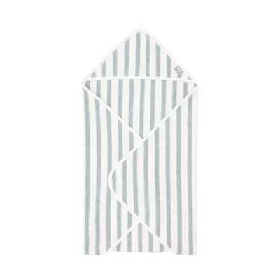 Jollein Badcape - 75 x 75 cm - Stripe Terry Sea Green GOTS