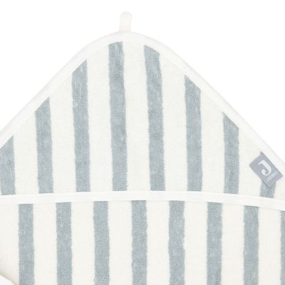 Jollein Badcape - 75 x 75 cm - Stripe Terry Sea Green GOTS
