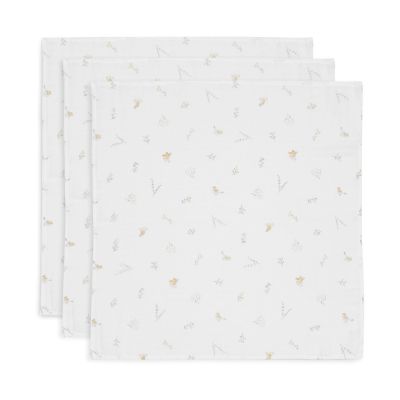 Jollein Lovely Birds Small Multidoek - 3 Pack - 70 x 70 cm - Hydrofiel