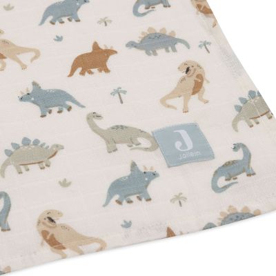 Jollein Roarsome Large Multidoek - 2 Pack - 115 x 115 cm - Hydrofiel Jollein Roarsome Large Multidoek - 2 Pack - 115 x 115 cm - Hydrofiel