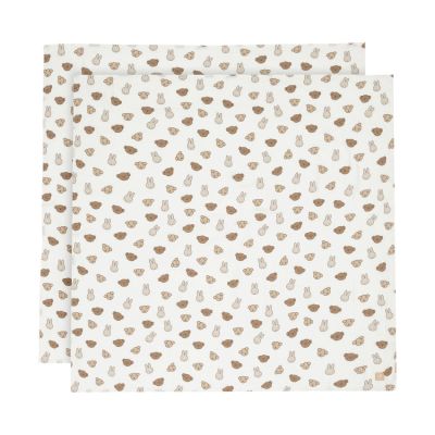 Jollein Tetra Doek Large - 2 Stuks - 115 x 115 cm