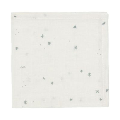 Jollein Twinkling Monddoekje - 3 Pack - 31 x 31 cm - Hydrofiel - Sea Green