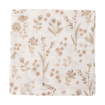 Jollein Bloomy Monddoekje - 3 Stuks - 31 x 31 cm - Hydrofiel 