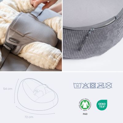 Doomoo Seat'N Grow - Grey Doomoo Seat'N Grow - Grey