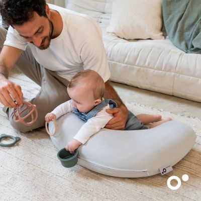 Doomoo Voedingskussen Twisty 2-in-1 - Pearl Grey Doomoo Voedingskussen Twisty 2-in-1 - Pearl Grey