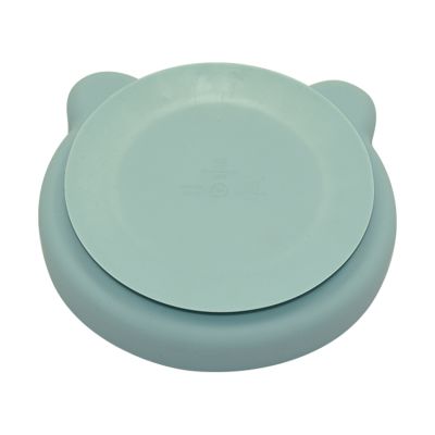 Bo Jungle B-Suction Plate Bear Blauw