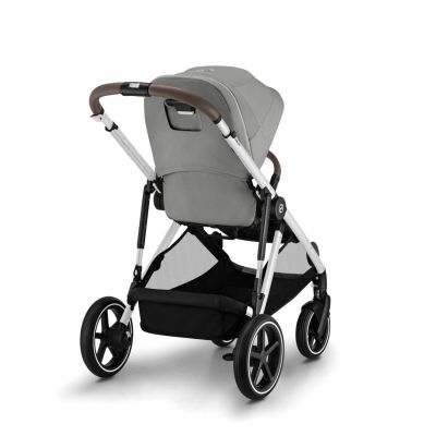 Cybex Gazelle S Kinderwagen 2-in-1 - Silver - Stone Grey / Mid Grey Cybex Gazelle S Kinderwagen 2-in-1 - Silver - Stone Grey / Mid Grey