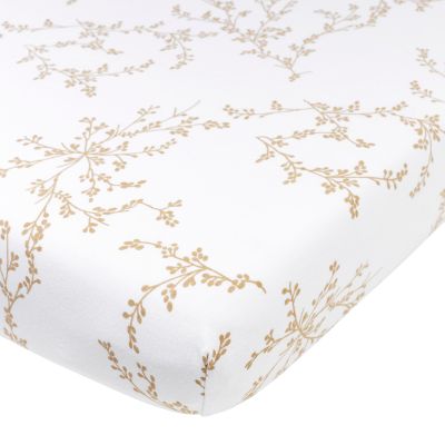 Meyco Wieghoeslaken Jersey Branches Sand 40 x 80/90 cm