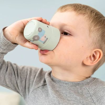 Done by Deer Foodie Dinerset met Zuignap - Tiny Farm - Groen