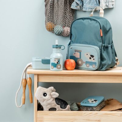 Done By Deer Tiny Farm Thermosfles - 350 ml - Blue
