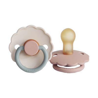 Frigg Daisy Fopspeen - 0-6 mnd (2 stuks) - Blooming Blush/Cotton