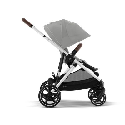Cybex Gazelle S Kinderwagen 2-in-1 - Silver - Stone Grey / Mid Grey Cybex Gazelle S Kinderwagen 2-in-1 - Silver - Stone Grey / Mid Grey