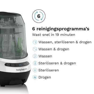 Baby Brezza Bottle Washer Pro - Black / White