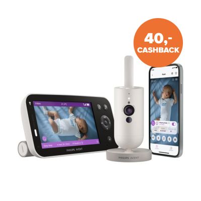 Philips Avent Babyfoon met Camera - Premium Connected SCD971/26 - Silk White Philips Avent Babyfoon met Camera - Premium Connected SCD971/26 - Silk White