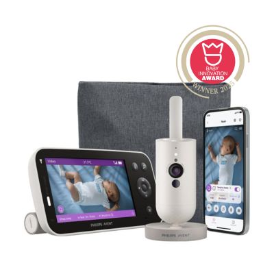 Philips Avent Babyfoon met Camera - Premium Connected SCD971/26 - Silk White