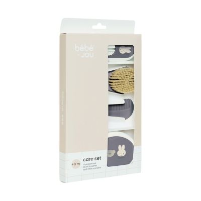 Bébé-Jou Geschenkset - Miffy and Friends - Chalk Brown Bébé-Jou Geschenkset - Miffy and Friends - Chalk Brown