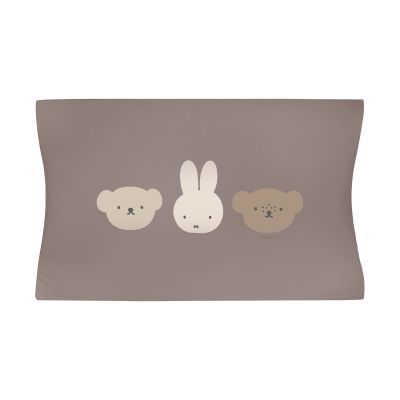 Bébé-Jou Aankleedkussen 72x44cm - Miffy and Friends - Chalk Brown