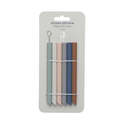 Jollein Rietjes Siliconen Multicolour 6-Pack Jollein Rietjes Siliconen Multicolour 6-Pack