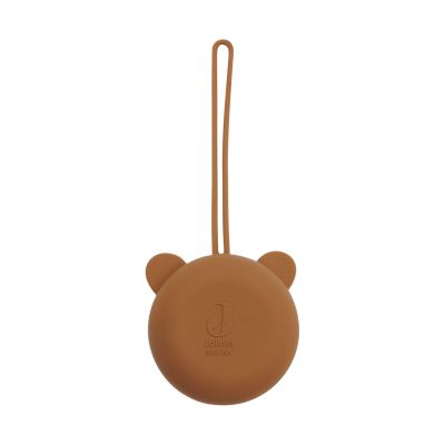 Jollein Speenhouder Siliconen Caramel 7 cm