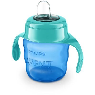 Philips Avent Beker Met Drinktuit 200ml Blauw SCF551/05