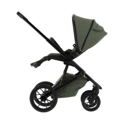 Qute Q-Rider Plus Kinderwagen 4-in-1 Thyme Green | Maxi-Cosi Cabriofix i-Size Essential Black