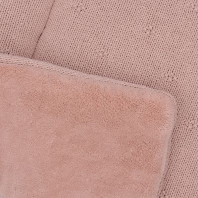 Jollein Cosy Knit Parklegger - 75 x 95 cm - Wild Rose