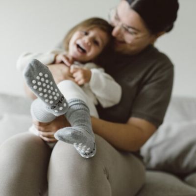 KipKep Blijf-Sokjes - 12-18 Mnd - Antislip - 1-Pack - Grey KipKep Blijf-Sokjes - 12-18 Mnd - Antislip - 1-Pack - Grey