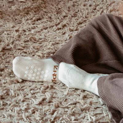 KipKep Blijf-Sokjes - 12-18 Mnd - Antislip - 1-Pack - OffWhite KipKep Blijf-Sokjes - 12-18 Mnd - Antislip - 1-Pack - OffWhite