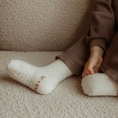 KipKep Blijf-Sokjes - 12-18 Mnd - Antislip - 1-Pack - OffWhite KipKep Blijf-Sokjes - 12-18 Mnd - Antislip - 1-Pack - OffWhite