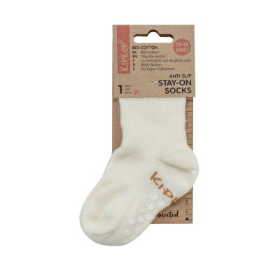 KipKep Blijf-Sokjes - 12-18 Mnd - Antislip - 1-Pack - OffWhite KipKep Blijf-Sokjes - 12-18 Mnd - Antislip - 1-Pack - OffWhite