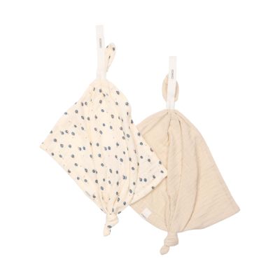 Koeka Lugo Speendoekje - 2-pack - Off White/Warm White