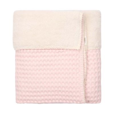 Koeka Oslo Ledikantdeken - Maat 100 x 150 - Wafel/Teddy - Candy 