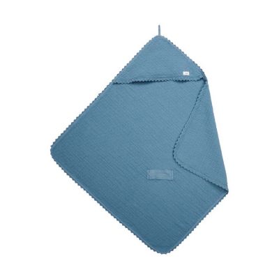 Koeka Elba Omslagdoek Lace - Maat 100 x 100 - Bluestone