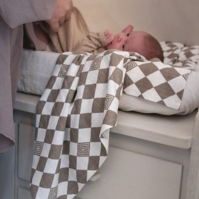 Lodger Swaddler - 3 Stuks - 70 x 70 cm - Matcha Buffalo