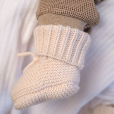 Lodger Slofjes Merino Wool Birch 6-12M
