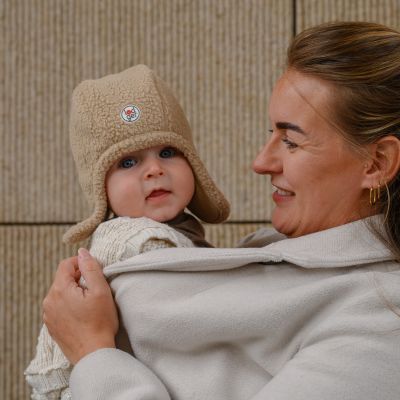 Lodger Muts Teddy Fleece Beige 0-3M