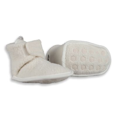 Lodger Slofjes Teddy Fleece Cloud Dancer 0-3M