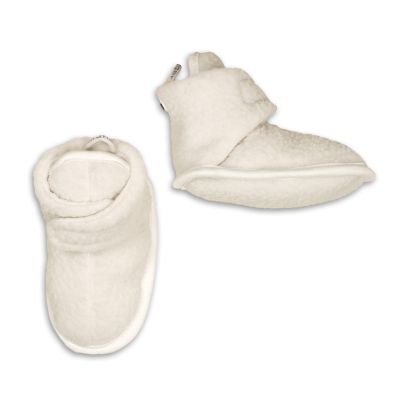Lodger Slofjes Teddy Fleece Cloud Dancer 0-3M