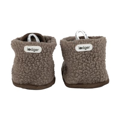 Lodger Slofjes Teddy Fleece Buffalo 6-12M