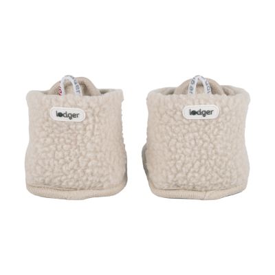 Lodger Slofjes Teddy Fleece Birch 6-12M