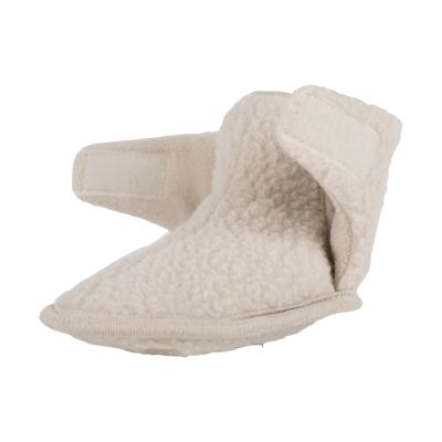 Lodger Slofjes Teddy Fleece Birch 3-6M