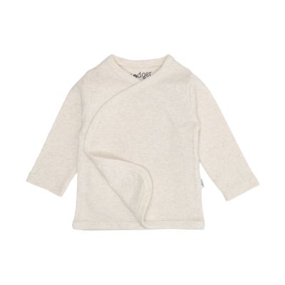 Lodger Melange Overslag Shirt - Birch