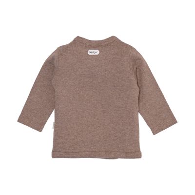 Lodger Melange Overslag Shirt - Maat 50 - Buffalo