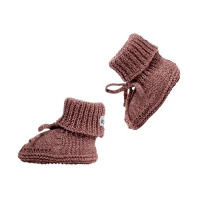 Lodger Slofjes Gebreid Met Kabel - 0-6mnd - Rebel Lodger Slofjes Gebreid Met Kabel - 0-6mnd - Rebel