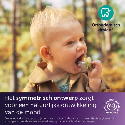 Philips Avent Ultra Air Fopspeen - 0-6 Mnd - 2 Stuks - Plant-based - Glow In The Dark Philips Avent Ultra Air Fopspeen - 0-6 Mnd - 2 Stuks - Plant-based - Glow In The Dark