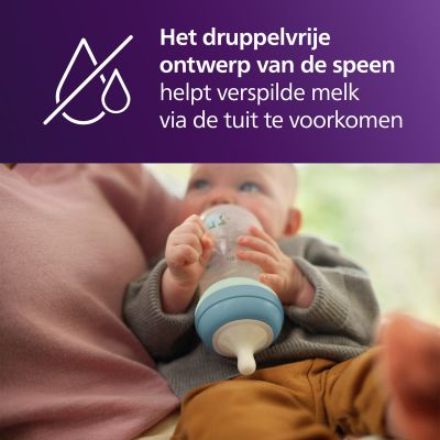 Philips Avent Babyfles Natural Response Glow in the Dark - 260 ml