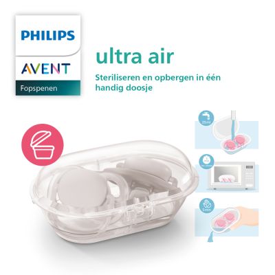Philips Avent Fopspeen Ultra Air Groen Blauw 6-18 Mnd 