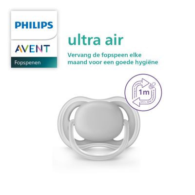 Philips Avent Fopspeen Ultra Air Roze Paars 6-18 Mnd