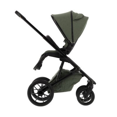 Qute Q-Rider Plus Kinderwagen 4-in-1 Thyme Green | Maxi-Cosi Cabriofix i-Size Essential Black